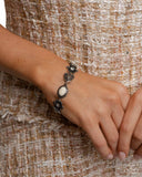 Paparazzi "Vintage Story & Ageless Account" White Necklace & Bracelet Set Paparazzi Jewelry
