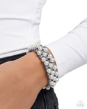 Cosmetic Character" Blue Bracelet Paparazzi Jewelry