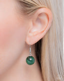 Paparazzi "Bewitching Texture" Green Necklace & Earring Set Paparazzi Jewelry