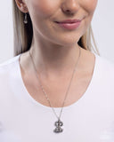 Paparazzi "Poodle Pizzazz" White Necklace & Earring Set Paparazzi Jewelry