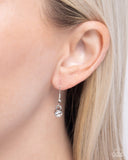 Paparazzi "Poodle Pizzazz" White Necklace & Earring Set Paparazzi Jewelry