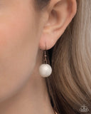 Paparazzi "Brushed Backdrop" Copper Necklace & Earring Set Paparazzi Jewelry