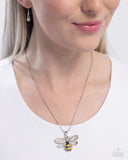 Paparazzi "Be Humble Bumblebee" Yellow Necklace & Earring Set Paparazzi Jewelry