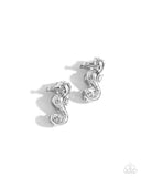 Paparazzi "Sea Horse Statement" Silver Post Earrings Paparazzi Jewelry