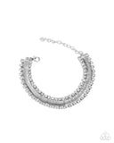 Paparazzi "Radical Resolution" White Bracelet Paparazzi Jewelry