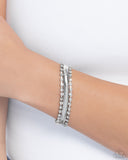 Paparazzi "Radical Resolution" White Bracelet Paparazzi Jewelry