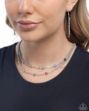 Paparazzi "Courting Closeness" Multi Necklace & Earring Set Paparazzi Jewelry