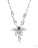 Paparazzi "Cinematic Chic" Purple Necklace & Earring Set Paparazzi Jewelry