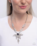 Paparazzi "Cinematic Chic" Purple Necklace & Earring Set Paparazzi Jewelry