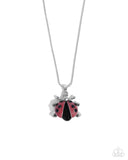 Paparazzi "Ladybug Legend" Red Necklace & Earring Set Paparazzi Jewelry