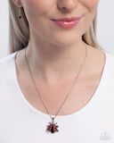Paparazzi "Ladybug Legend" Red Necklace & Earring Set Paparazzi Jewelry