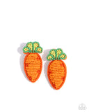 Paparazzi "Carefree Carrot" Orange Post Earrings Paparazzi Jewelry