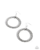 Paparazzi "Breathtaking Beacon" White Earrings Paparazzi Jewelry