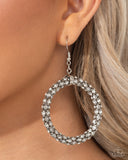 Paparazzi "Breathtaking Beacon" White Earrings Paparazzi Jewelry