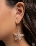 Paparazzi "Starfish Spectacle" Gold Earrings Paparazzi Jewelry