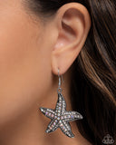 Paparazzi "Starfish Spectacle" White Earrings Paparazzi Jewelry