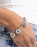 Paparazzi "Synced Shapes" Silver Bracelet Paparazzi Jewelry