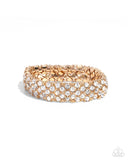 Paparazzi "Prismatic Perspective" Gold Bracelet Paparazzi Jewelry