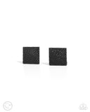 Paparazzi "Shimmery Strength" Black Cuff Links Paparazzi Jewelry