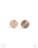 Paparazzi "Monochromatic Modern" Gold Cuff Links Paparazzi Jewelry