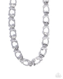 Paparazzi "Butterfly Build & Fluttering Fabrication" Silver Necklace & Bracelet Jewelry Set Paparazzi Jewelry