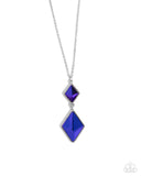 Paparazzi "Daily Diamonds" Purple Necklace & Earring Set Paparazzi Jewelry