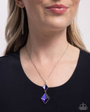 Paparazzi "Daily Diamonds" Purple Necklace & Earring Set Paparazzi Jewelry