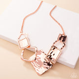 Paparazzi "Layered Luxury" Copper Necklace & Earring Set Paparazzi Jewelry