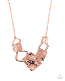Paparazzi "Layered Luxury" Copper Necklace & Earring Set Paparazzi Jewelry