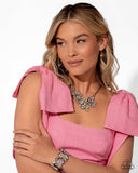 Paparazzi "Head-Turning Haute" Multi Necklace & Earring Set Paparazzi Jewelry