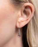 Paparazzi "Pronged Purpose" Pink Necklace & Earring Set Paparazzi Jewelry