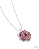 Paparazzi "Blossoming Belle" Pink Necklace & Earring Set Paparazzi Jewelry