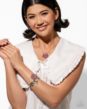 Paparazzi "Blossoming Belle" Pink Necklace & Earring Set Paparazzi Jewelry