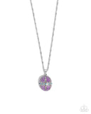 Paparazzi "FabergÃ© Flair" Purple Necklace & Earring Set Paparazzi Jewelry