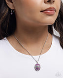Paparazzi "FabergÃ© Flair" Purple Necklace & Earring Set Paparazzi Jewelry