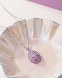 Paparazzi "FabergÃ© Flair" Purple Necklace & Earring Set Paparazzi Jewelry