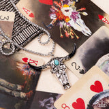 Paparazzi "Longhorn Legacy" Black Necklace & Earring Set Paparazzi Jewelry