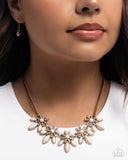 Paparazzi "Western Revival" Gold Necklace & Earring Set Paparazzi Jewelry