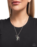 Paparazzi "Flashy Tree Frog" Green Necklace & Earring Set Paparazzi Jewelry