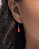 Paparazzi "Frankly Flirting" Red Necklace & Earring Set Paparazzi Jewelry