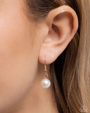 Paparazzi "Pronounced Pearls" Gold Choker Necklace & Earring Set Paparazzi Jewelry