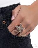 Paparazzi "Starfish Scope" Rose Gold Ring Paparazzi Jewelry