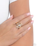Paparazzi "Dazzling Dignity" Gold Ring Paparazzi Jewelry