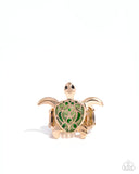 Paparazzi "Tailored Turtle" Gold Ring Paparazzi Jewelry