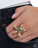 Paparazzi "Tailored Turtle" Gold Ring Paparazzi Jewelry