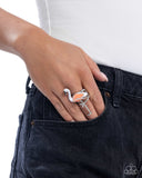 Paparazzi "Flamingo Fantasy" White Ring Paparazzi Jewelry