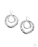 Paparazzi "Subtle Swirls" Silver Earrings Paparazzi Jewelry