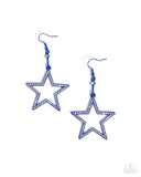 Paparazzi "Steady Stars" Blue Earrings Paparazzi Jewelry