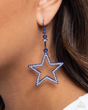 Paparazzi "Steady Stars" Blue Earrings Paparazzi Jewelry
