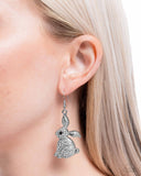 Paparazzi "Bunny Bling" White Earrings Paparazzi Jewelry